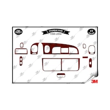Hyundaı H 100 1998-2004 Torpido Konsol Trim Göğüs Maun Kaplama Set 11 Parça Maun