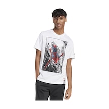 Adidas M Spıderman Erkek Spor Tişört - Jl5556 Beyaz