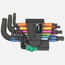 Wera Hex-plus 950/9 Çok Renkli Allen Anahtar Seti
