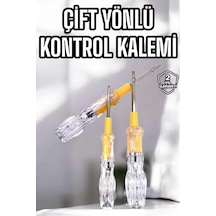 Mey İthalat Çift Taraflı Elektrik Kontrol Kalemi Şeffaf Tornavida 05583704