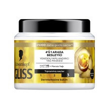 Gliss Nutritive Saç Bakım Maskesi 400ml - 8 Adet Tarı