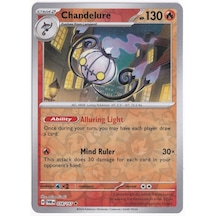Chandelure Reverse Holo 038/167 - Twilight Masquerade - Pokemon Kartı Mint