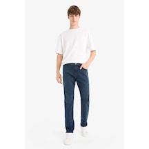 Defacto Sergio Regular Fit Normal Bel Boru Paça Jean Pantolon W7086az25aunm83 İndigo