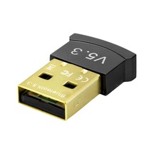 Usb Bluetooth 5.3 Adaptör - Masaüstü Ve Dizüstü Pc İçin Kablosuz Dongle Alıcı, Kulaklık, Hoparlör, Klavye Ve Fare Uyumlu - Siyah