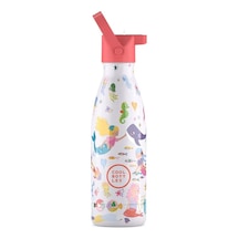 Cool Bottles Paslanmaz Çelik Suluk - The Kids Bottle Sweet Mermaids 350ml Çok Renkli