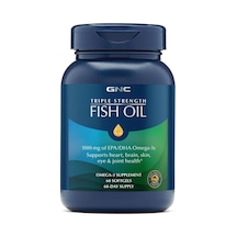 Gnc Triple Strength Fish Oil 60 Esansiyel Yağ Asitleri