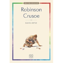 Robinson Crusoe-Renkli Resimli Çocuk Klasikleri - Daniel Defoe - 1001 Çiçek