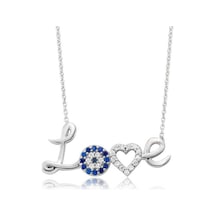 Gümüş Love Kadın Kolye (551163641)