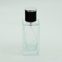 Boş Parfüm Şişesi 50 Ml Kare 10 Adet Sprey Aparat İle Kapatılır-kolay Kapama Boş Şişe