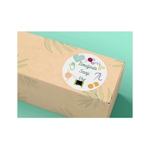 İlmeğinde Sevgi Var Sticker Mat Etiket Örgü Amigurimi Handmade El Yapımı Serisi 4 Cm 40 Adet Çok Renkli
