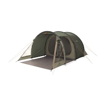 Easy Camp Galaxy 400 Rustic, Yeşil Blackroom 12m² & 4 Kişilik Yüksek Aile Çadırı Acı Kahverengi