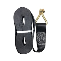 Spanzet Kancalı Kolon, 10 M, 50 Mm, 55 G, Siyah, Polyester