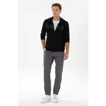 U.S. Polo Assn. Lastikli Bel Regular Fit Erkek Örme Pantolon Gri