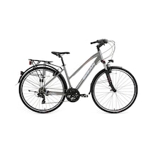 Bisan Trx 8200 City Şehir Bisikleti 45 Cm V 700c 21 Vites Açık Metalik Gri Beyaz Pembe Gri