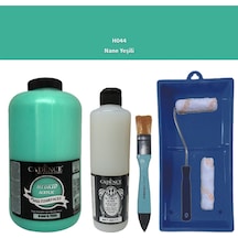 Mobilya Boyası-cadence Multisurface H-044 N.yeşil 2000ml Ultimate Vernik Mat 500ml Saten Rulo Set Nil Yeşili 197