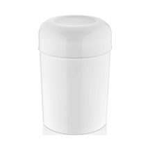 Rulopak Pota Kapak Çöp Kovası - Beyaz 15 Lt Beyaz