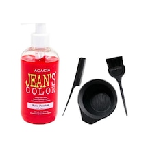 Jeans Color Saç Boyası Gül Kurusu 250ml Ve Fluweel Saç Boya Kabı Seti