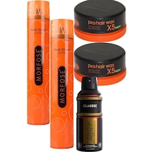 Morfose Saç Spreyi Ultra Strong 400 Ml 2 Adet + Wax 150ml 2 Adet