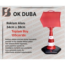Ok (Yönlü) Reklamlı Duba - Reklam Dubası - Ankara Duba Reklam