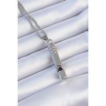 Acil Durum Düdüğü 316l Çelik Kararma Yapmaz Yüksek Desibel Kolye Unisex 5886 Renkli