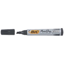 Kitabevimden Bic Markör Permanent Kesik Uçlu Siyah 2300 09 12 Adet