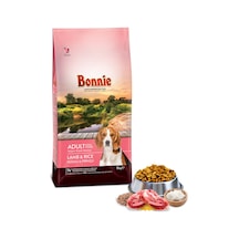 Bonnie Kuzu Etli ve Pirinçli Yetişkin Köpek Maması 15 KG