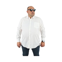 Moc Grande Mocgrande Büyük Beden Erkek Gömlek Punteado 23354 BEYAZ Beyaz