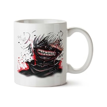 Kaneki Tokyo Ghoul 2 İki Tarafı Baskılı Kupa Bardak Çok Renkli