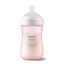 Philips Doğal Tepkili Biberon, 260 Ml, 3-6 Ay+, Akıtmaz Emzik, Kolik Ve Gaz Önleyici, Bpa İçermez, Pembe, Scy903/11