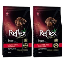 Reflex Plus Kuzulu Pirinçli Yavru Köpek Maması 2 x 3 KG