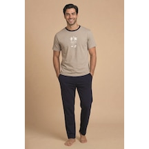 Wordex Mirano 8109 Penye Erkek Yazlık Kısa Kollu Cepli Pijama Takımı Bej Wordex Mirano 8109 Penye Erkek Yazlık Kısa Kollu Cepli Pijama Takımı Bej