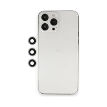 İphone 12 Pro Shine Kamera Lens - Gümüş