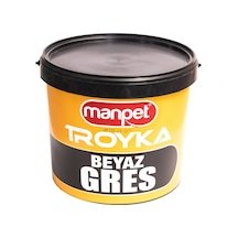 Manpet Troyka Beyaz Gres - 14 KG Plastik Kova