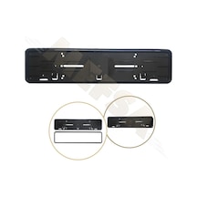 MEFSA PLASTİK PLAKALIK PARLAK SİYAH ÇERÇEVELİ (2 ADET)
