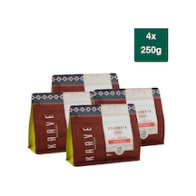 Kaave Roastery Colombia Peaks Çekirdek 4 x 250 G
