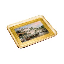 Pasabahce 3.ahmet Çeşmesi Üsküdar Tepsi 34x42 Cm - 1 Adet Cok Renkli