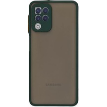 Newface Samsung Galaxy A22 Kılıf Montreal Silikon Kapak - Yeşil