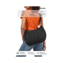 Terra Puffy Serisi T34 11" - 9l Siyah El Ve Omuz Çantası - T34m1d1