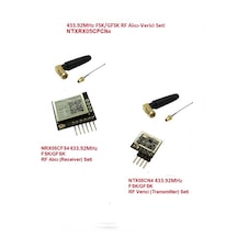 433.92mhz Fsk/gfsk Rf Alıcı Verici Seti Ntxrx05cfcn4