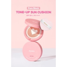 Ton Eşitleyici Pembe Bazlı Güneş Koruyucu Cushion A'pıeu Pure Block Tone-up Sun Cushion Spf50+pa++++ 76759695 Ton Eşitleyici Pembe Bazlı Güneş Koruyucu Cushion A'pıeu Pure Block Tone-up Sun Cushion Spf50+pa++++ 76759695