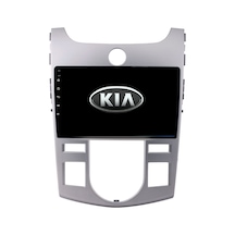 Kia Cerato Araç Multimedya Android Ekran Carplay Navigasyon Double Teyp 4+64 9" 08-12 Silver Blueway