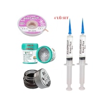 Best Krem Lehim 183 C 50gr Havya Uc Temizleyici Flux Lehim Toplama Cp-2015 Lehim Emme Teli Seti01