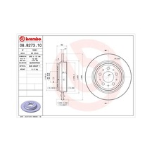 Arka Fren Aynası Volvo S60 01-10 S70 01-05 S80 98-06 Xc70 00-07 288x12x5dl Delykly 2 Adet 31262097
