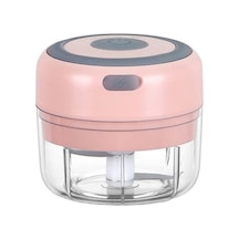 Cbtx Zm-14 Ev Tipi Mini Kablosuz Elektrikli Sarımsak Ezici, Renk: Pembe 100ml Çok Renkli