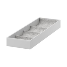 Raf İçi Bölmeli Ünite Açık Gri 25x53x5Cm MeridyenDukkan Takı-Gözl Gri