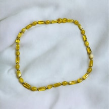 Bebek Kehribar Kolye Hcz-17499 Altın
