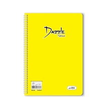 Dazzle A4 Spiralli Defter Pp Kapak 96 Yaprak Çizgili Çok Renkli