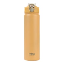 Tyeso Active Color Vakumlu Termos Yıkanabilir Silikon Pipetli 750ml Sarı