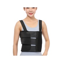 Sones L Omuzlar Üç Parçalı Kaburga Sabitleme Kayışı Postkardiyotorasik Göğüs Kuşağı Siyah