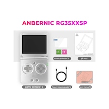Rg35xxsp Katlanabilir Retro El Oyun Konsolu 64 Gb Gümüş - 3.5 İnç Oca Ips Ekran H700 İşlemci 5g Wi-fi Hdmı Bluetooth Psp, Ps1, Nds Destekli